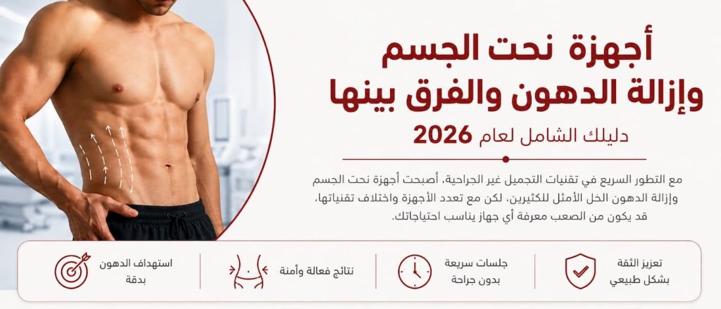 أجهزة نحت الجسم و إزالة الدهون والفرق بينها: دليلك الشامل لعام 2026