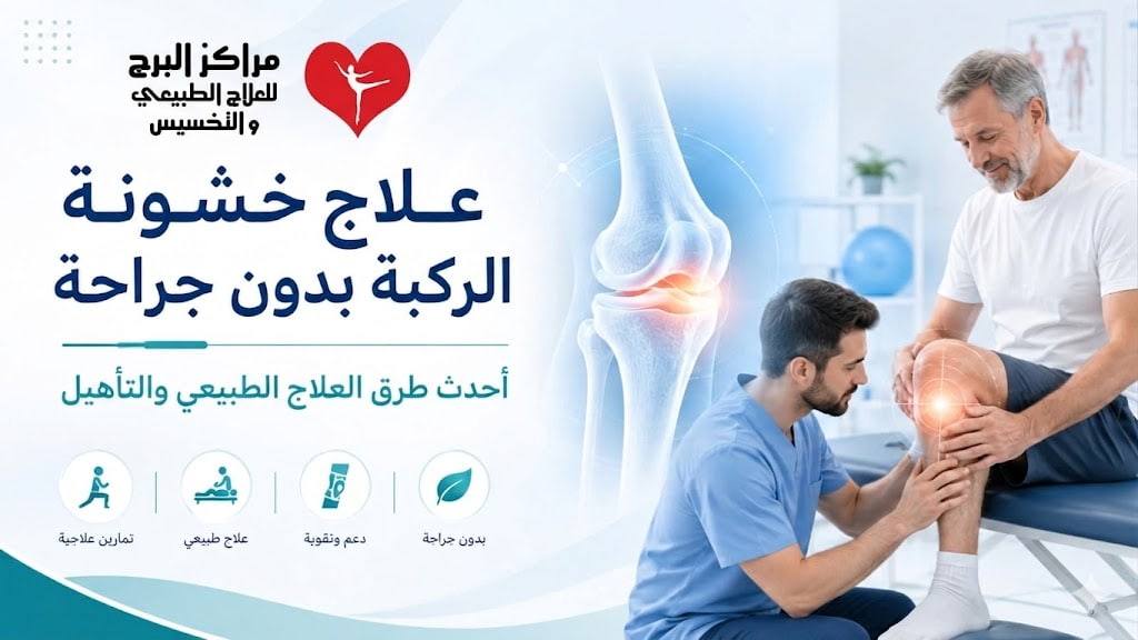 علاج خشونة الركبة بدون جراحة: أحدث طرق العلاج الطبيعي والتأهيل